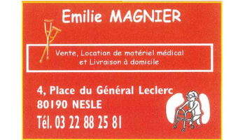 EMILIE MAGNIER - VENTE , LOCATION DE MATÉRIEL MÉDICAL ET LIVRAISON
