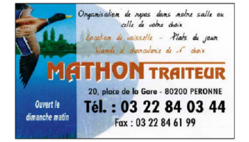 MATHON TRAITEUR - PERONNE