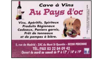 CAVE A VINS AU PAYS D'OC - SAINT QUENTIN